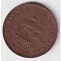 UNION OF SOUTH AFRICA - ONE Penny - George VI 1952