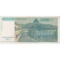 YUGOSLAVIA 500,000 DINARA 1993 P131  F