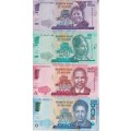 7 X MALAWI BANKNOTES 20- 2000 KWACHA UNC - dates in description