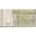 MADAGASCAR 200 Ariary, 2004, P-87 VF