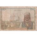 Africa Equatorial French And Cameroon banknote 100 Francs 1957 P32 F