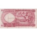 Nigeria  1 Pound, 1967 P-8  VF