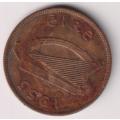 IRELAND 1953 - ½ Penny -  KM10 (bronze)