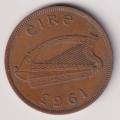 IRELAND 1963 - 1 Penny -  KM11 (bronze)