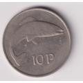 IRELAND 1980 - 10p - KM23 (copper-nickel)