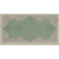 Germany 1000 Mark 1922, P-76 XF GREEN SERIAL NUMBER