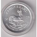 1 oz South African Silver Krugerrand 2023 (CAPSULED)