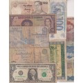 STARTING @ R5.00 - CLEARANCE - SEVERAL OLD AND DAMAGED BANKNOTES - SEE 2 SCANS