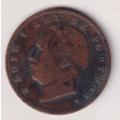 PORTUGAL 1882 - 10 REIS KM526 - (BRONZE)