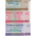 TURKMENISTAN SET 20-10- 5 MANAT 2012-2017. XF