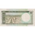 Tanzania 10 Shillings 1966 P-2e President Nyerere VF