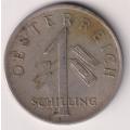 AUSTRIA  1934 - 1 schilling kmPn107 (COPPER NICKEL)
