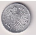 AUSTRIA  1954 - 2 GROSCHEN  km2876 (ALUMINIUM)