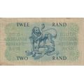 REPUBLIC OF SOUTH AFRICA - 2 RAND M.H. de Kock B/42 1961  #E/A 366 VF