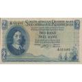 REPUBLIC OF SOUTH AFRICA - 2 RAND G.RissikB/182  1962 #E/A 376 XF