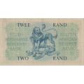 REPUBLIC OF SOUTH AFRICA - 2 RAND G.RissikB/182  1962 #E/A 376 XF
