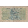 REPUBLIC OF SOUTH AFRICA - 2 RAND G.Rissik B/200  1962 #E/A 376 F