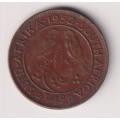 UNION OF SOUTH AFRICA - ¼ Penny - Farthing - George VI 1952 Bronze