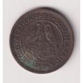 UNION OF SOUTH AFRICA - ¼ Penny - Farthing - Queen Elizabeth ll  1959 Bronze