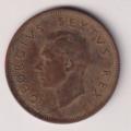 UNION OF SOUTH AFRICA - One Penny - King George VI 1950  Bronze