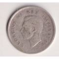 UNION OF SOUTH AFRICA - 3d - TICKEY - King George Vl - 1939 - Silver