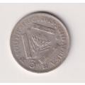 UNION OF SOUTH AFRICA - 3d - TICKEY - King George Vl - 1943 - Silver