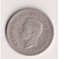 UNION OF SOUTH AFRICA - 3d - TICKEY - King George Vl - 1943 - Silver