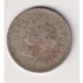 UNION OF SOUTH AFRICA - 3d - TICKEY - King George Vl - 1952 - Silver