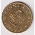 REPUBLIC OF SOUTH AFRICA - Large 1 CENT - 1962 - Copper