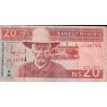 NAMIBIA 20 DOLLARS P5  1996  VF