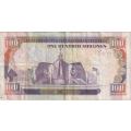 KENYA 100 SHILLINGS P27 1992 VF