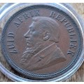 1 Penny 1898 BRONZE ZAR PAUL KRUGER