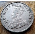 UNION OF SOUTH AFRICA - 1935 2½ SHILLINGS - SILVER - GEORGE V - see scan