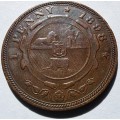 1 Penny 1898 BRONZE ZAR PAUL KRUGER