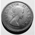 UNION OF SOUTH AFRICA - 1 SHILLING  1958 QUEEN ELIZABETH II - see scan