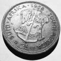 UNION OF SOUTH AFRICA - 2 SHILLINGS  1958 QUEEN ELIZABETH II - see scan