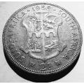 UNION OF SOUTH AFRICA - 2 SHILLINGS  1955 QUEEN ELIZABETH II - see scan