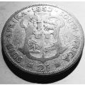 UNION OF SOUTH AFRICA - 2 SHILLINGS  1952 GEORGE VI - see scan