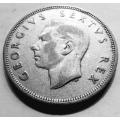 UNION OF SOUTH AFRICA - 2½ SHILLINGS  1952 GEORGE V1 - see scan