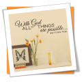 Vinyl Decals Wall Art Stickers - All Things Possible