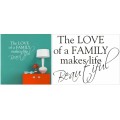 Vinyl Decals Wall Art Stickers - Beautiful Family Love 1
