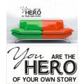 Vinyl Decals Wall Art Stickers - Hero of Your Own Story