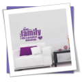 Vinyl Decals Wall Art Stickers - Love of a Family