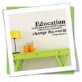 Vinyl Decals Wall Art Stickers - Education Quote (Nelson Mandela)