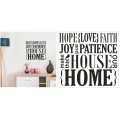 Vinyl Decals Wall Art Stickers - House Home