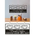 Vinyl Decals Wall Art Stickers - Coffee All Day
