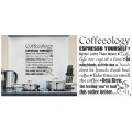 Vinyl Decals Wall Art Stickers - Coffeeology
