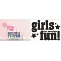 Vinyl Decals Wall Art Stickers - Girls Fun