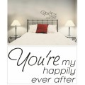 Vinyl Decals Wall Art Stickers - Happily Ever After