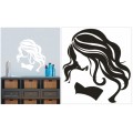 Vinyl Decals Wall Art Stickers - Curly Girly